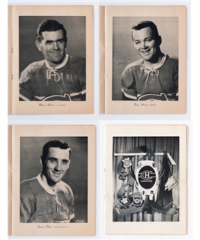 Bourget College Montreal Canadiens 1956 Team-Signed Annual Including Deceased HOFers Plante, Harvey, Beliveau and The Rocket