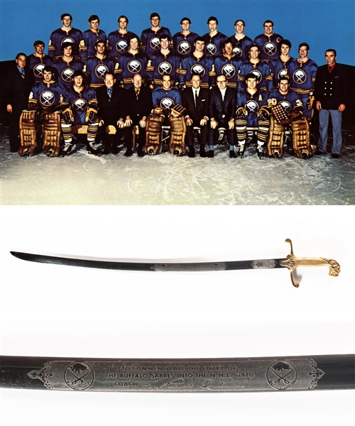 Buffalo Sabres 1970 Inaugural Season Limited-Edition Presentation Sword by Wilkinson (28")