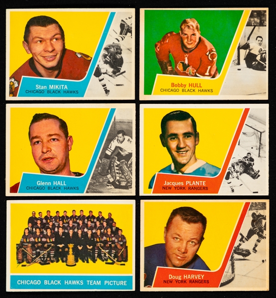 1963-64 Topps Hockey Complete 66-Card Set