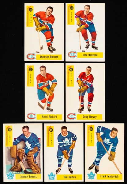 1958-59 Parkhurst Hockey Complete 50-Card Set