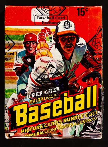 1978 O-Pee-Chee Baseball Wax Box (36 Unopened Packs) - BBCE Certified - Eddie Murray and Andre Dawson Rookie Card Year