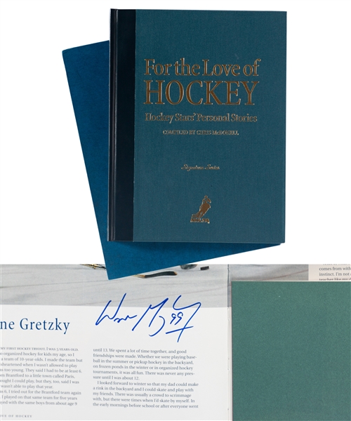 "For the Love of Hockey" Limited-Edition Autographed Signature Series Book