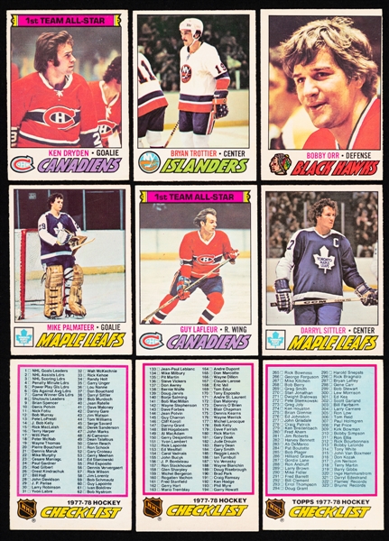 1977-78 and 1978-79 O-Pee-Chee Hockey Complete 396-Card Sets