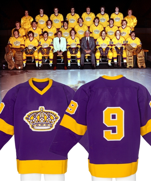 Ernie Hickes 1977-78 Los Angeles Kings Game-Worn Jersey