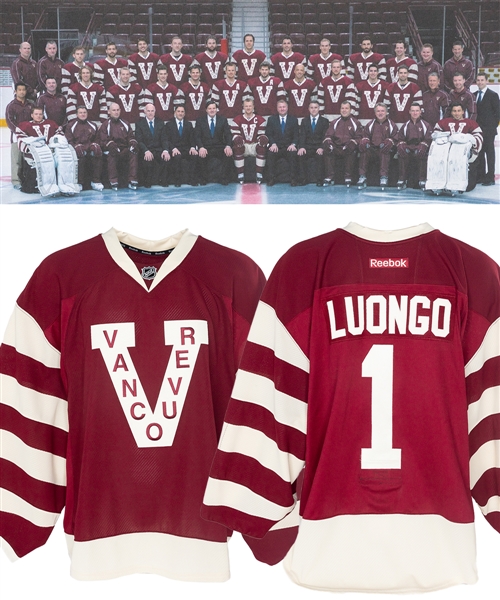 Roberto Luongos 2012-13 Vancouver Canucks Game-Worn Alternate "Millionaires" Jersey with Team COA