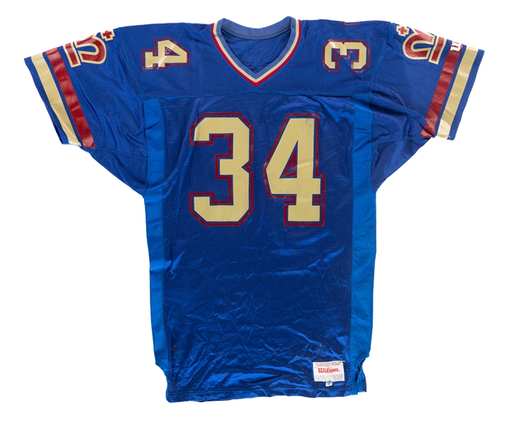 Roland Smiths 1992 WLAF London Monarchs Game-Worn Jersey