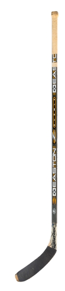 Brett Hulls 1998 Winter Olympics Team USA Easton Z-Bubble Game-Used Stick with Provenance