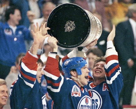 Massive Edmonton Oilers 1989-90 Stanley Cup Finals Game 5 vs Boston Colour 35mm Negative Collection of 2,500+ Including Images of Mark Messier, Jari Kurri and Ray Bourque - Cup Clinching Game!