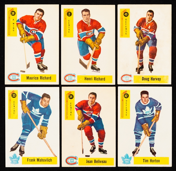 1958-59 Parkhurst Hockey Complete 50-Card Set