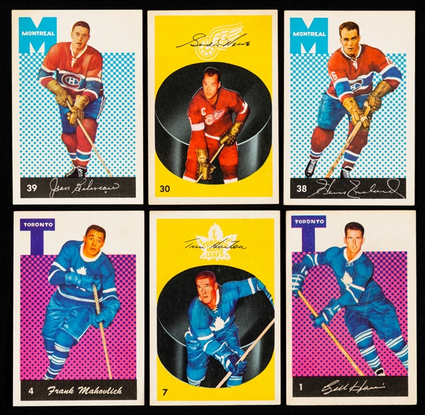 1962-63 Parkhurst Hockey Complete 56-Card Set