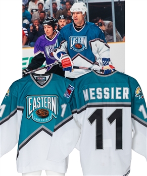 Mark Messiers 1997 NHL All-Star Game Eastern Conference Signed Game-Worn Jersey with LOA - Photo-Matched! 