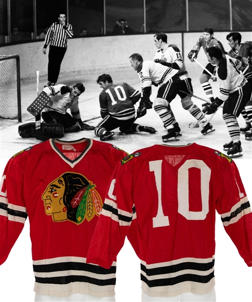 Jean-Paul LeBlancs 1969-70 CHL Dallas Black Hawks Game-Worn Jersey - Photo-Matched! 
