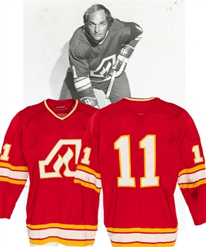 Leon Rocheforts 1973-74 Atlanta Flames Game-Worn Jersey 