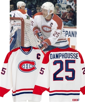 Vincent Damphousses 1996-97 Montreal Canadiens Game-Worn Captains Jersey with Team LOA