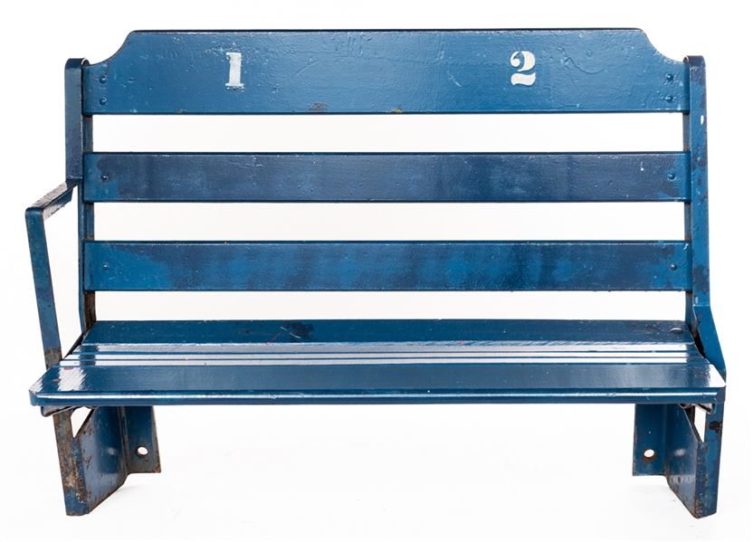 Garden City Arena Complex Wooden Double Seat (1938-2022) - Former Home Rink of the AHL St. Catharines Saints and of the OHL Niagara IceDogs