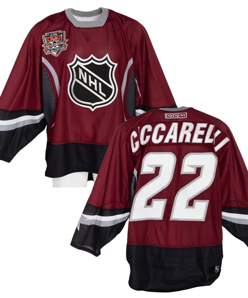 Dino Ciccarellis 2002 NHL All-Star Celebrity Challenge "Kelleys Heroes" Game-Worn Jersey From His Personal Collection with His Signed LOA 