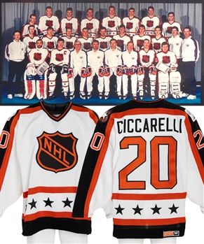 Dino Ciccarellis 1989 NHL All-Star Game Campbell Conference Game-Worn Jersey From His Personal Collection with His Signed LOA 