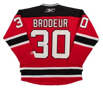 Martin Brodeur Signed New Jersey Devils Jersey with JSA Auction LOA 