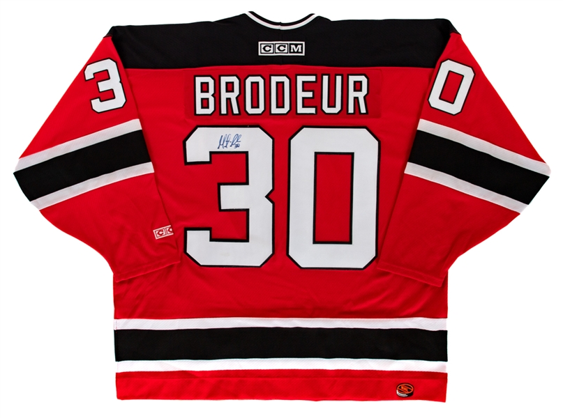 Martin Brodeur Signed New Jersey Devils Jersey with JSA Auction LOA 