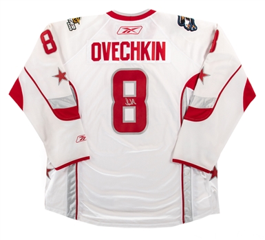 Alexander Ovechkin Signed 2007 NHL All-Star Game Jersey with JSA Auction LOA 