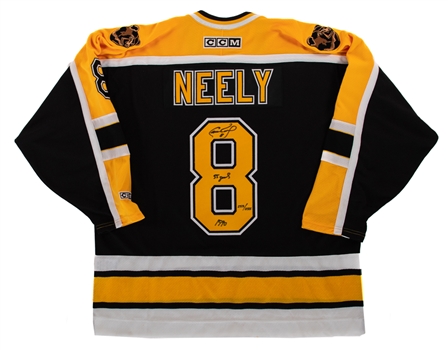 Cam Neely Signed Boston Bruins Limited-Edition Jersey 253/255 with JSA Auction LOA - “1990 & 55 Goals” Annotations