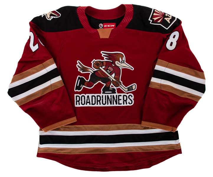 Adam Helewkas 2018-19 AHL Tucson Roadrunners Game-Worn Jersey with Team COA