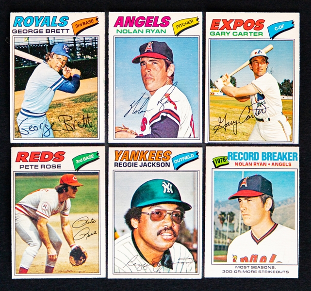 1977 O-Pee-Chee Baseball Complete 264-Card Set