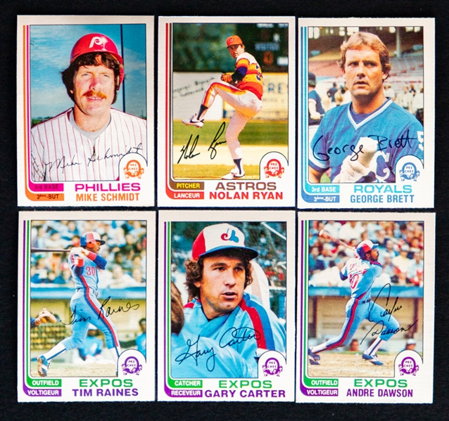 1982 and 1983 O-Pee-Chee Baseball Complete 396-Card Sets (2)