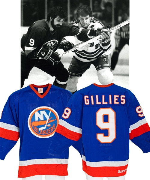 Clark Gillies 1981-82 New York Islanders Game-Worn Jersey with LOA - Originally From His Personal Collection! - Career Best 38 Goal and Stanley Cup Championship Season! - Photo-Matched!