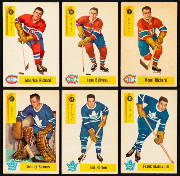 1958-59 Parkhurst Hockey Complete 50-Card Set