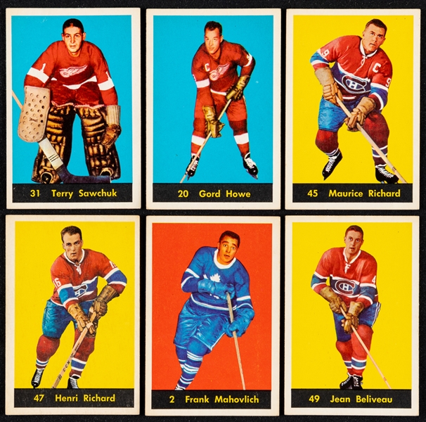 1960-61 Parkhurst Hockey Complete 61-Card Set