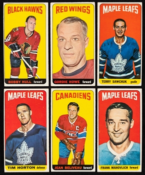 1964-65 Topps Hockey Tall Boys Complete 110-Card Set