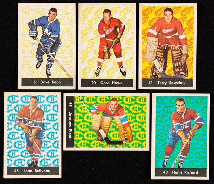 1961-62 Parkhurst Hockey Complete 51-Card Set