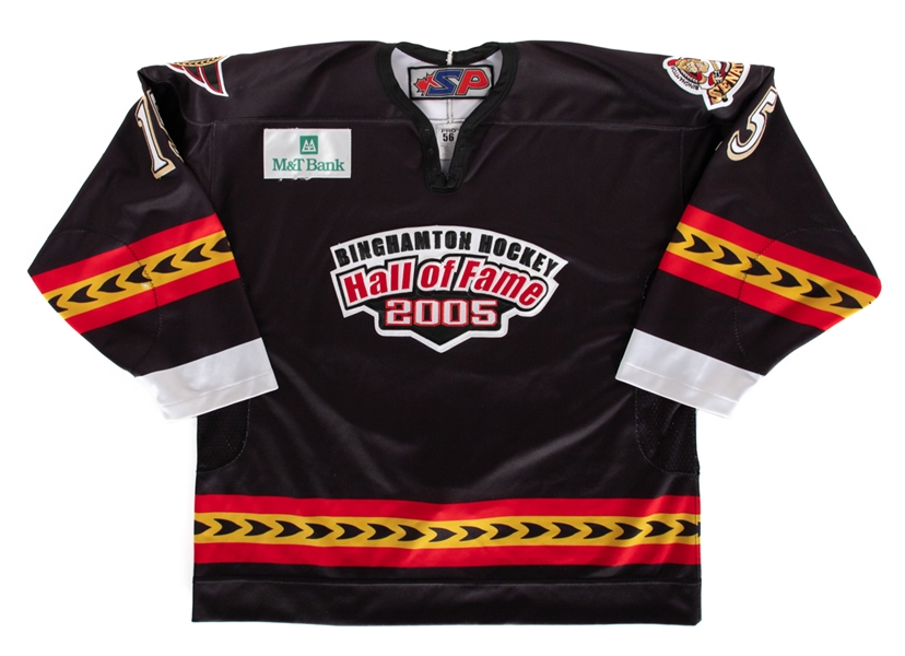 Danny Bois 2004-05 AHL Binghamton Senators "2005 Hall of Fame Game" Game-Worn Jersey