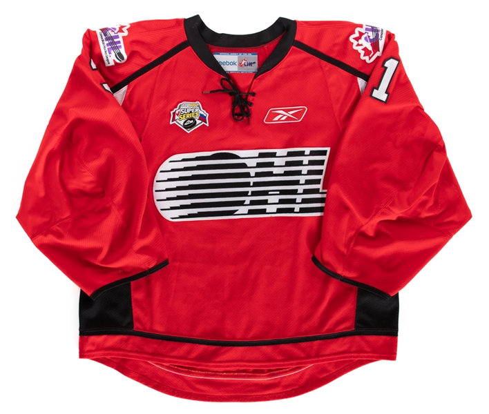 Matt Hacketts 2009 "Subway Super Series" Team OHL Game-Worn Jersey with LOA