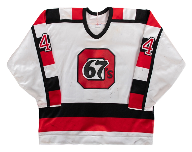 Brian Campbells Mid-to-Late-1990s OHL Ottawa 67s Game-Worn Jersey