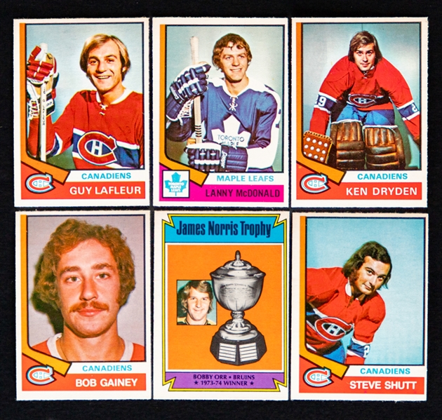 1974-75 O-Pee-Chee Hockey Card Starter Set (260/396) Plus 1984-85 O-Pee-Chee Hockey Starter Set (86/396)