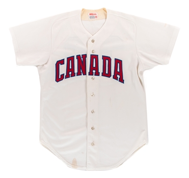 Early-to-Mid-1980s Team Canada National Baseball Team #39 Game-Worn Jersey 