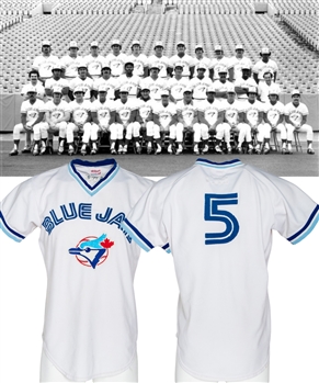 Sam Ewings 1977 Toronto Blue Jays Inaugural Season Game-Worn Jersey 