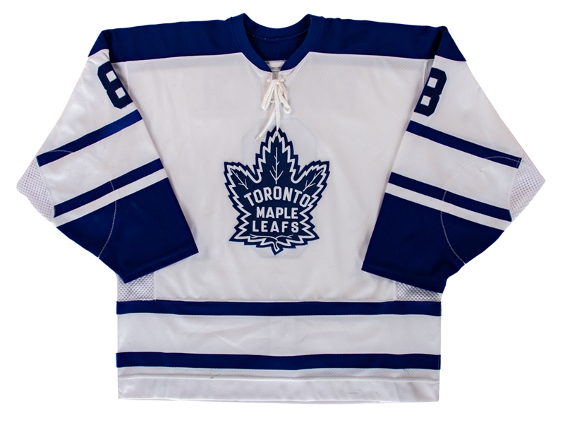 Dmitri Khristichs 2000-01 Toronto Maple Leafs Game-Worn Third Jersey with Team LOA and MeiGray COR