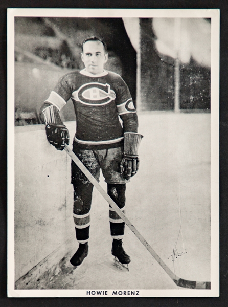 Blueline Magazine 1950s Howie Morenz Premium Hockey Picture