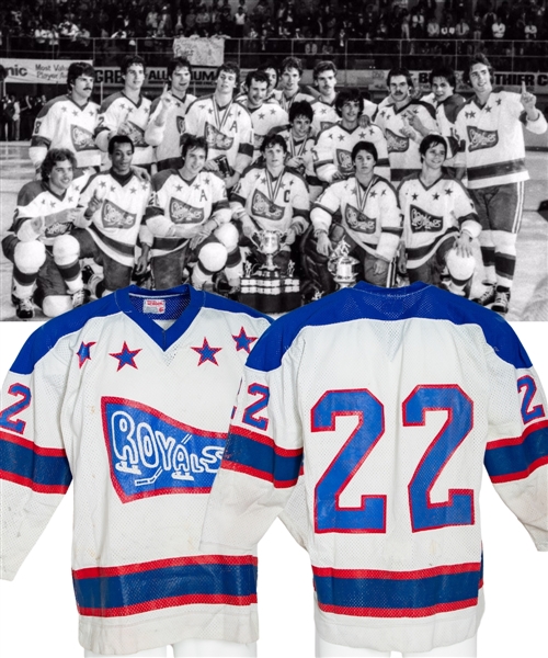 Scott Arniels Circa 1980 QMJHL Cornwall Royals Game-Worn Jersey - Memorial Cup Championship Seasons! 