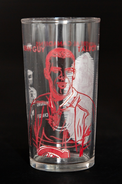 Scarce 1961-62 Jean-Guy Talbot Montreal Canadiens York Peanut Butter Glass