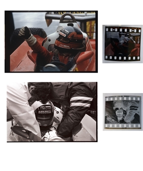 Gilles Villeneuve 1978-81 Ferrari Formula One F1 Canadian Grand Prix (Montreal) Original 35mm Negatives (10) 