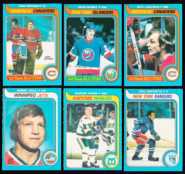 1979-80 O-Pee-Chee Hockey Card Collection (3000+) Including Near Complete Set (395/396) and HOFers/Stars Cards