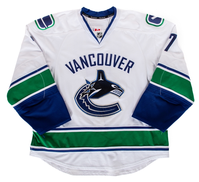 David Booth’s 2012-13 Vancouver Canucks Game Worn Jersey - Photo-Matched!