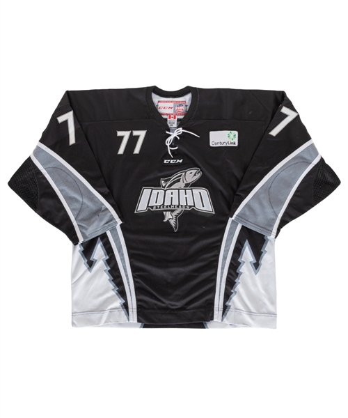 Eamonn McDermotts 2013-14 ECHL Idaho Steelheads Game-Worn Jersey with Team LOA