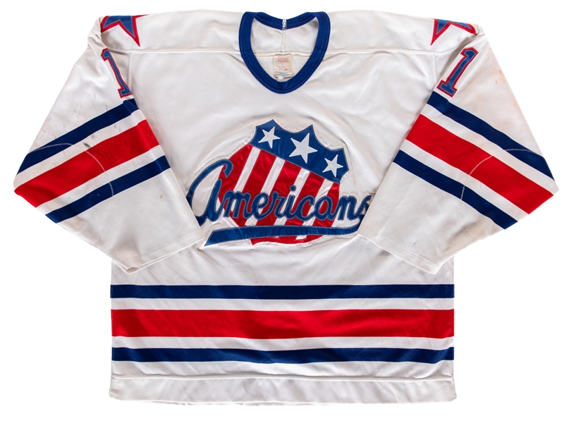 Darcy Wakaluks Circa 1988 AHL Rochester Americans Game-Worn Jersey - Nice Game Wear!