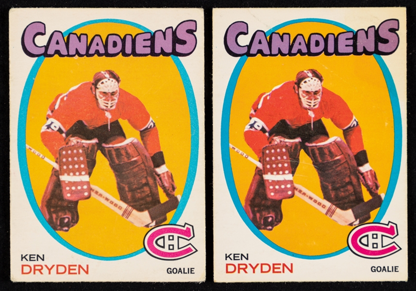 1971-72 O-Pee-Chee Hockey Cards #45 HOFer Ken Dryden Rookie (2)
