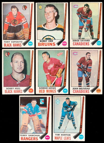 1969-70 O-Pee-Chee Hockey Near Complete Card Set (229/231)